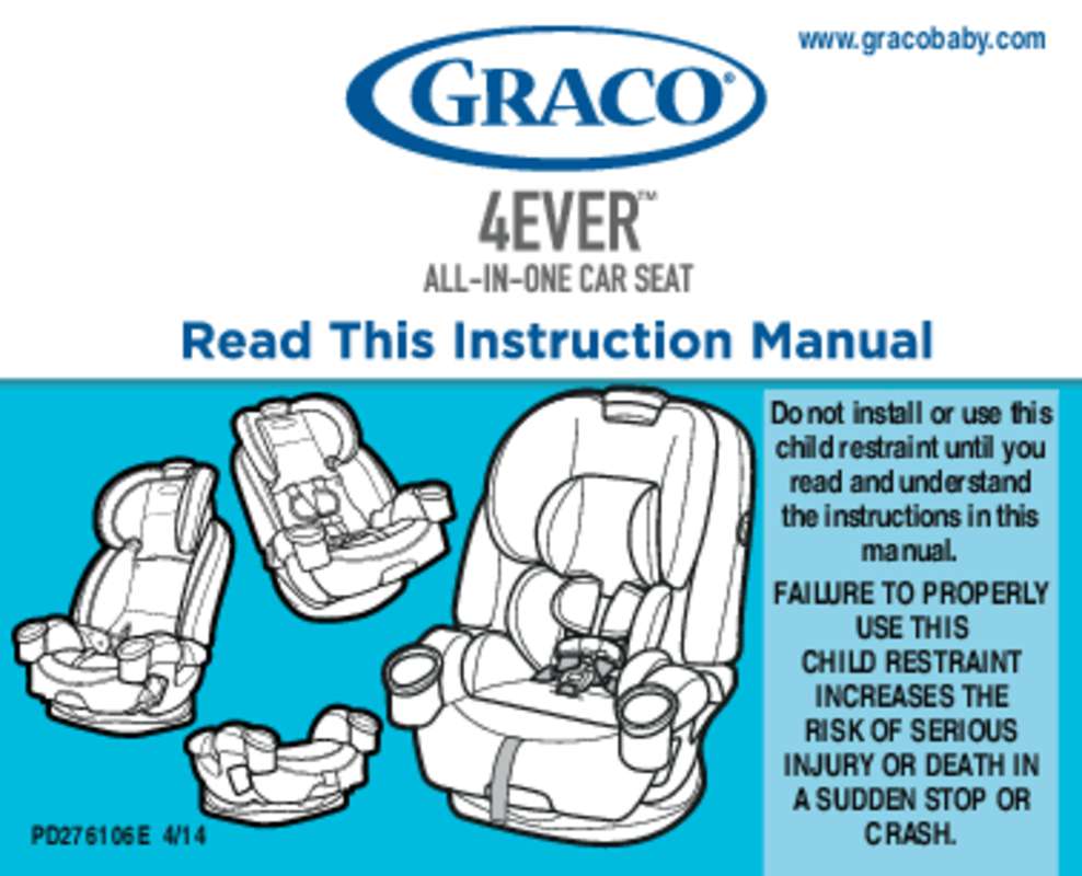 Guide utilisation GRACO 4EVER  de la marque GRACO