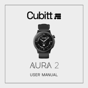 Notice Cubitt AURA 2 Reloj conectado