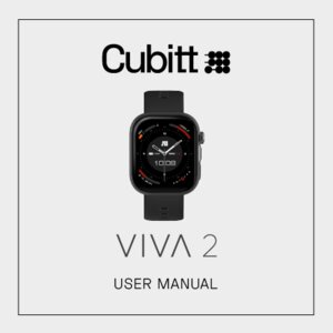 Notice Cubitt VIVA 2 Reloj conectado