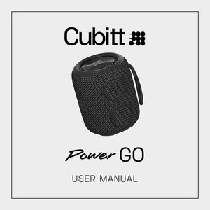 Notice Cubitt POWER GO Altavoces