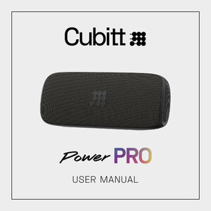 Notice Cubitt POWER PRO Altavoces
