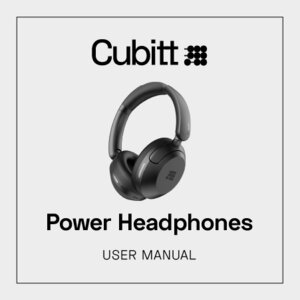 Notice Cubitt POWER HEADPHONES Auriculares
