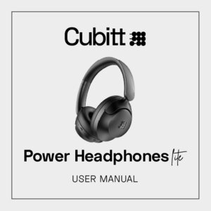 Notice Cubitt POWER HEADPHONES LITE Auriculares
