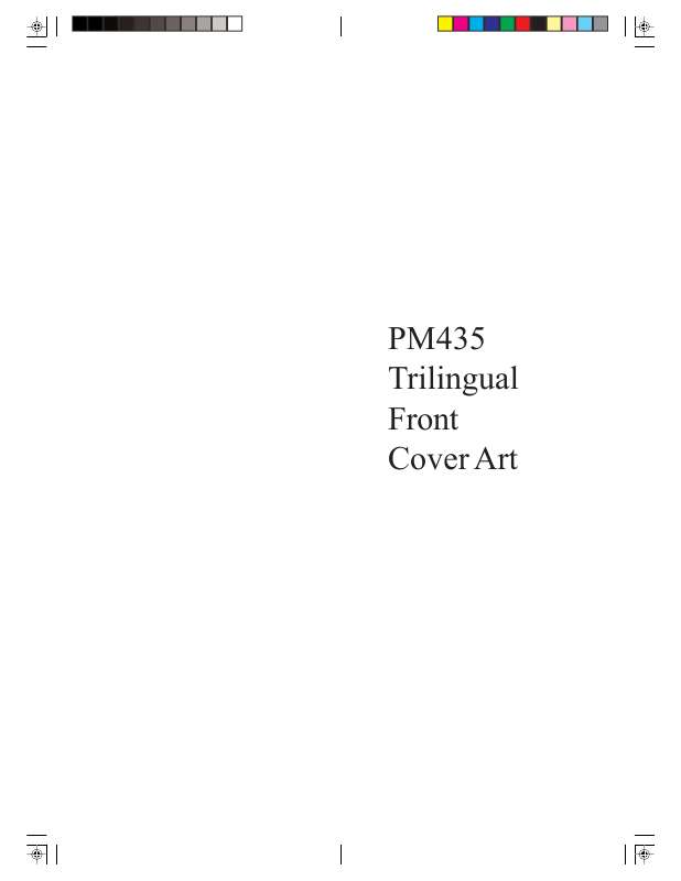 Guide utilisation  PHILIPS PM435  de la marque PHILIPS