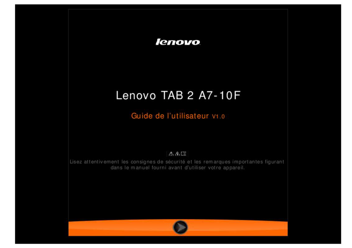 Guide utilisation LENOVO TAB 2  de la marque LENOVO