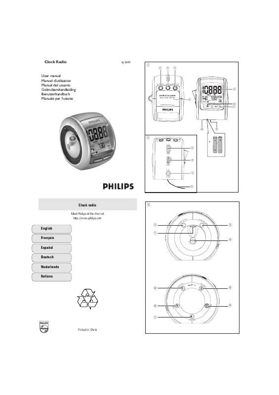 Guide utilisation PHILIPS AJ3600-00C  de la marque PHILIPS