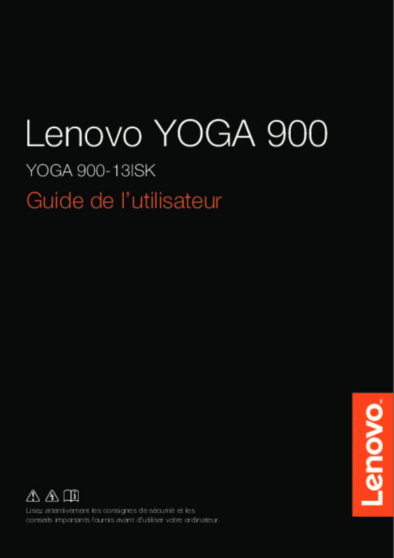Guide utilisation LENOVO YOGA 900  de la marque LENOVO