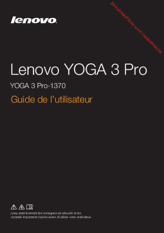 Guide utilisation LENOVO YOGA TAB 3 PRO  de la marque LENOVO
