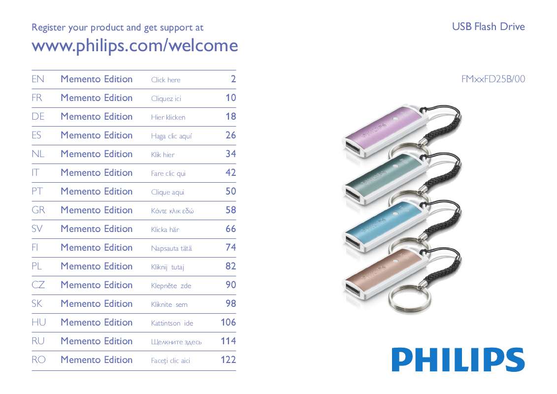 Guide utilisation  PHILIPS FM04FD25B  de la marque PHILIPS
