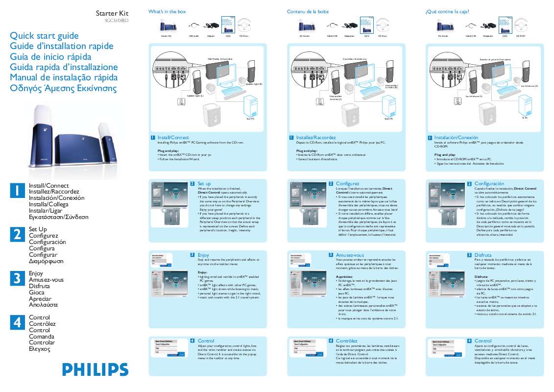 Guide utilisation  PHILIPS SGC5101BD  de la marque PHILIPS