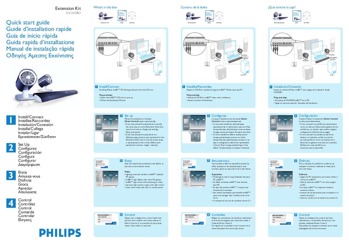Guide utilisation  PHILIPS SGC6101BD  de la marque PHILIPS