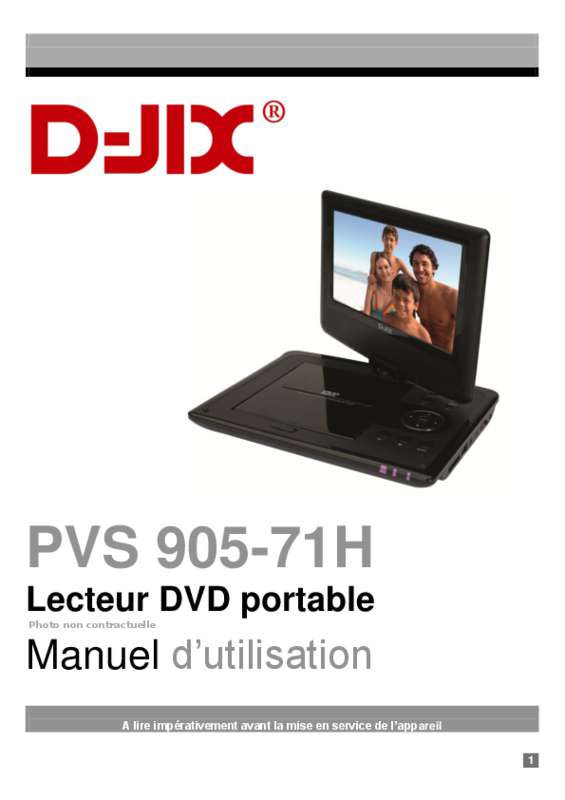 TOP CHARGEUR ® Chargeur Voiture Allume Cigare 9V pour Lecteur DVD Portable  D-JIX PVS 905-71H