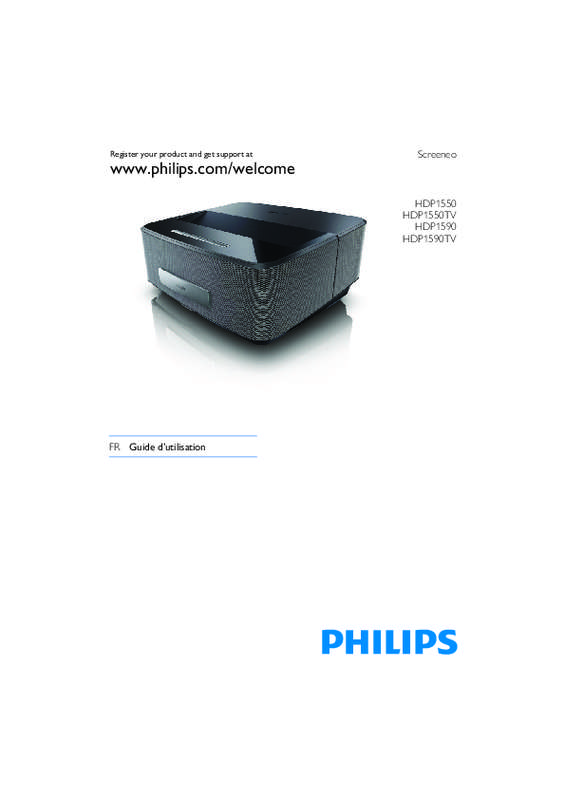 Guide utilisation PHILIPS SCREENEO HDP1550  de la marque PHILIPS