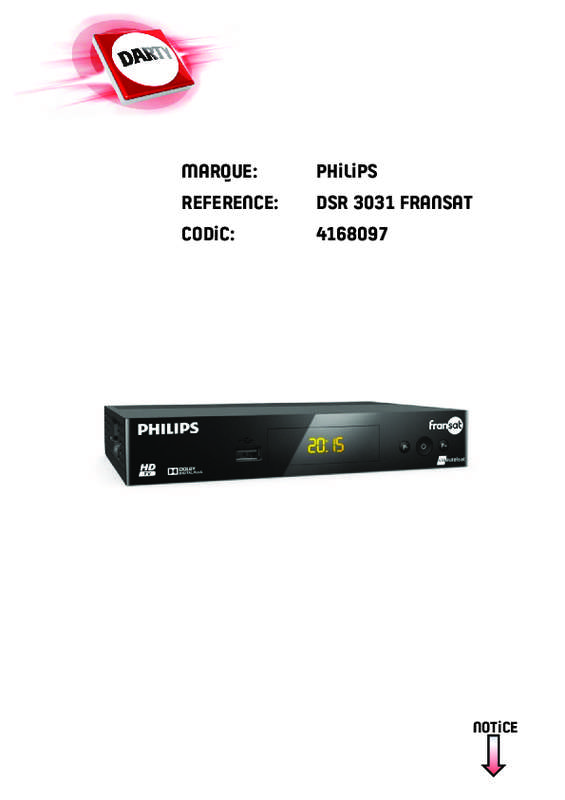 Guide utilisation PHILIPS DSR3331F CONNECT  de la marque PHILIPS