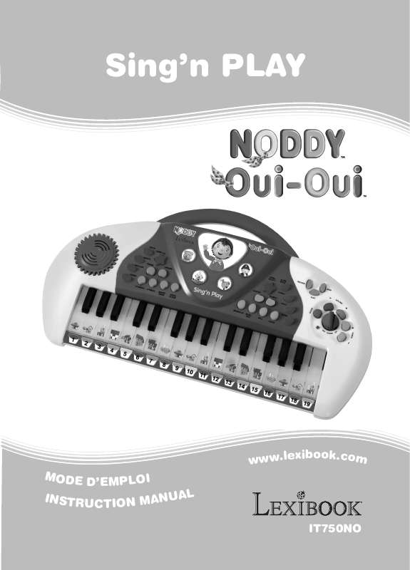 Guide utilisation  LEXIBOOK IT750NO SING N PLAY NODDY OUI-OUI  de la marque LEXIBOOK