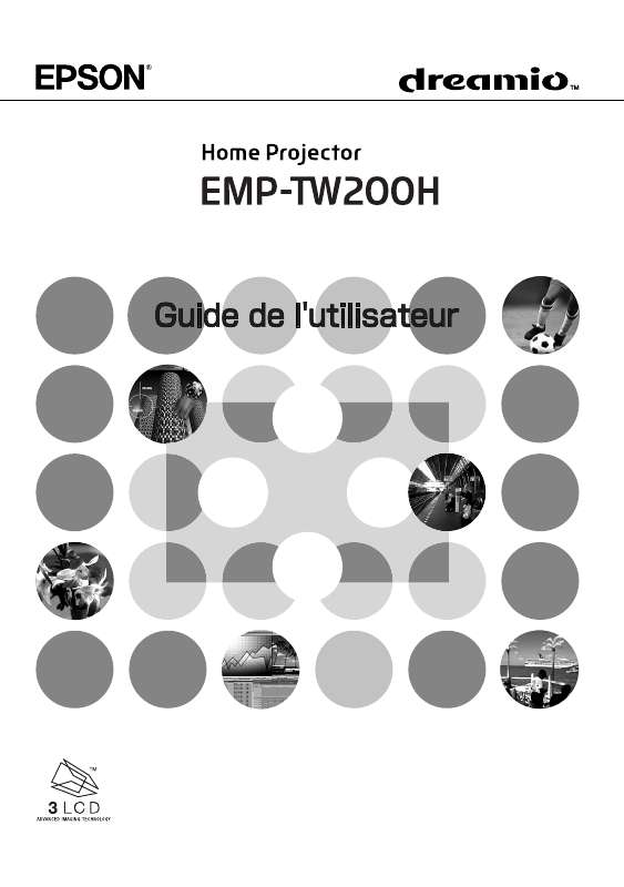 Guide utilisation EPSON EMP-TW200H  de la marque EPSON