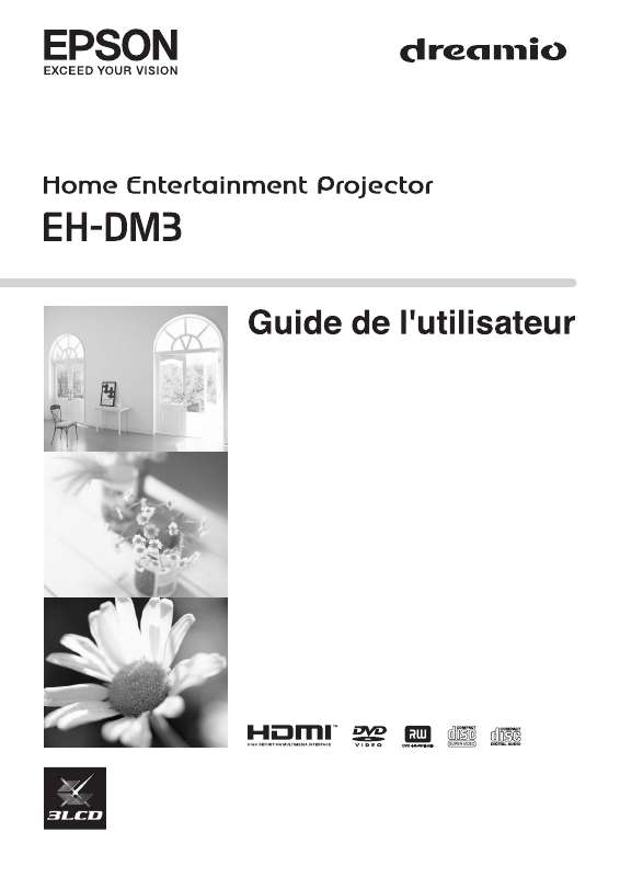 Guide utilisation EPSON EH-DM3  de la marque EPSON