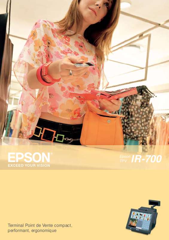 Guide utilisation  EPSON IR-700  de la marque EPSON