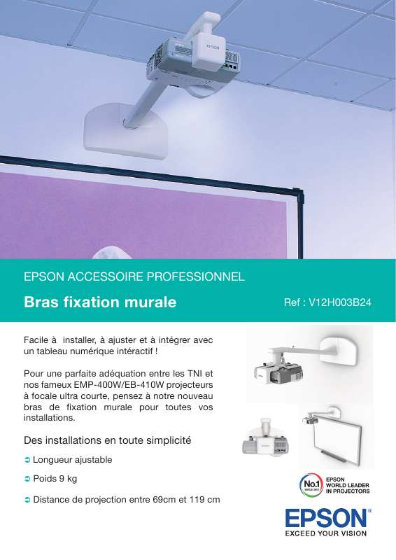 Guide utilisation  EPSON V12H003B24  de la marque EPSON
