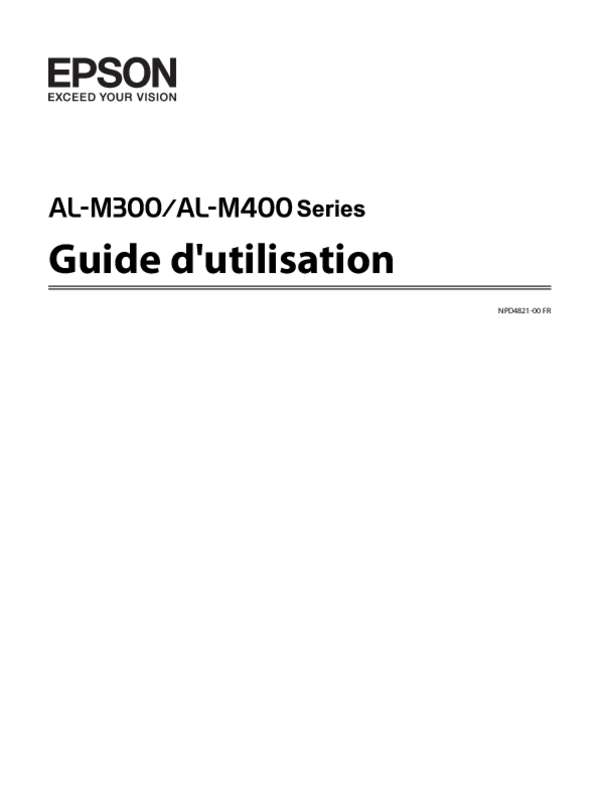 Guide utilisation  EPSON WORKFORCE AL-M300D  de la marque EPSON