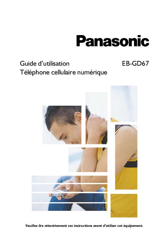 Guide utilisation PANASONIC EB-GD67  de la marque PANASONIC