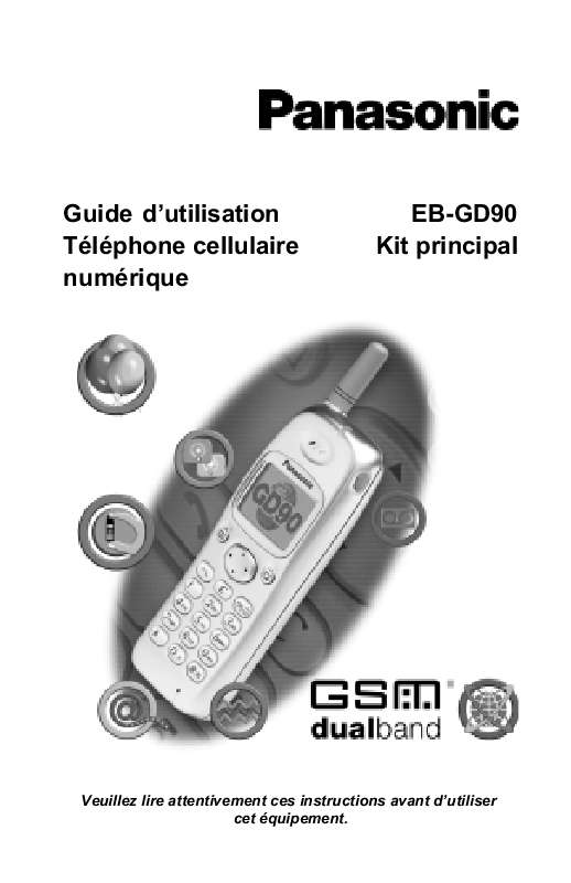 Guide utilisation PANASONIC EB-GD90  de la marque PANASONIC