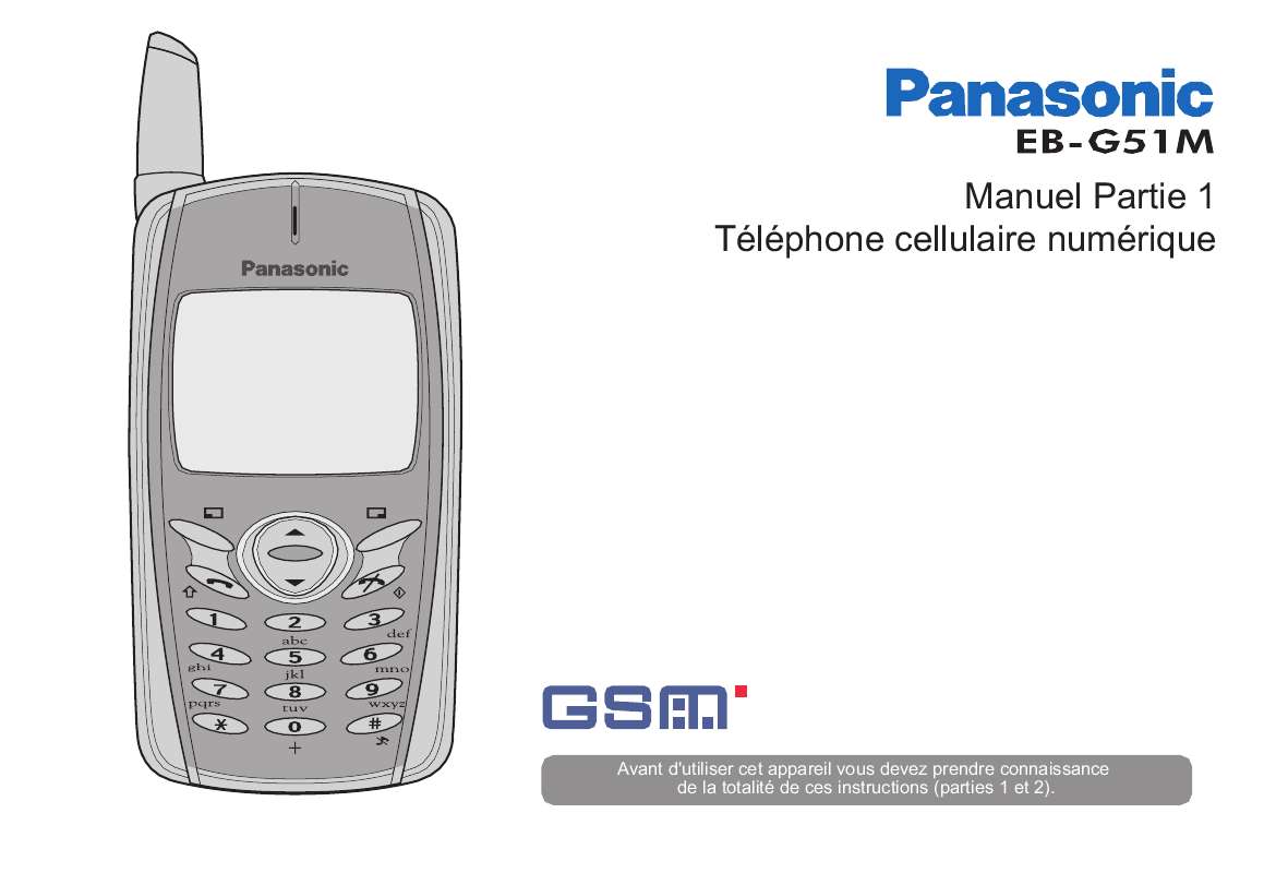 Guide utilisation PANASONIC G51  de la marque PANASONIC