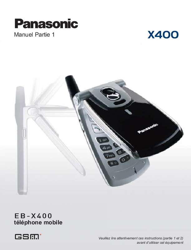 Guide utilisation PANASONIC X400  de la marque PANASONIC
