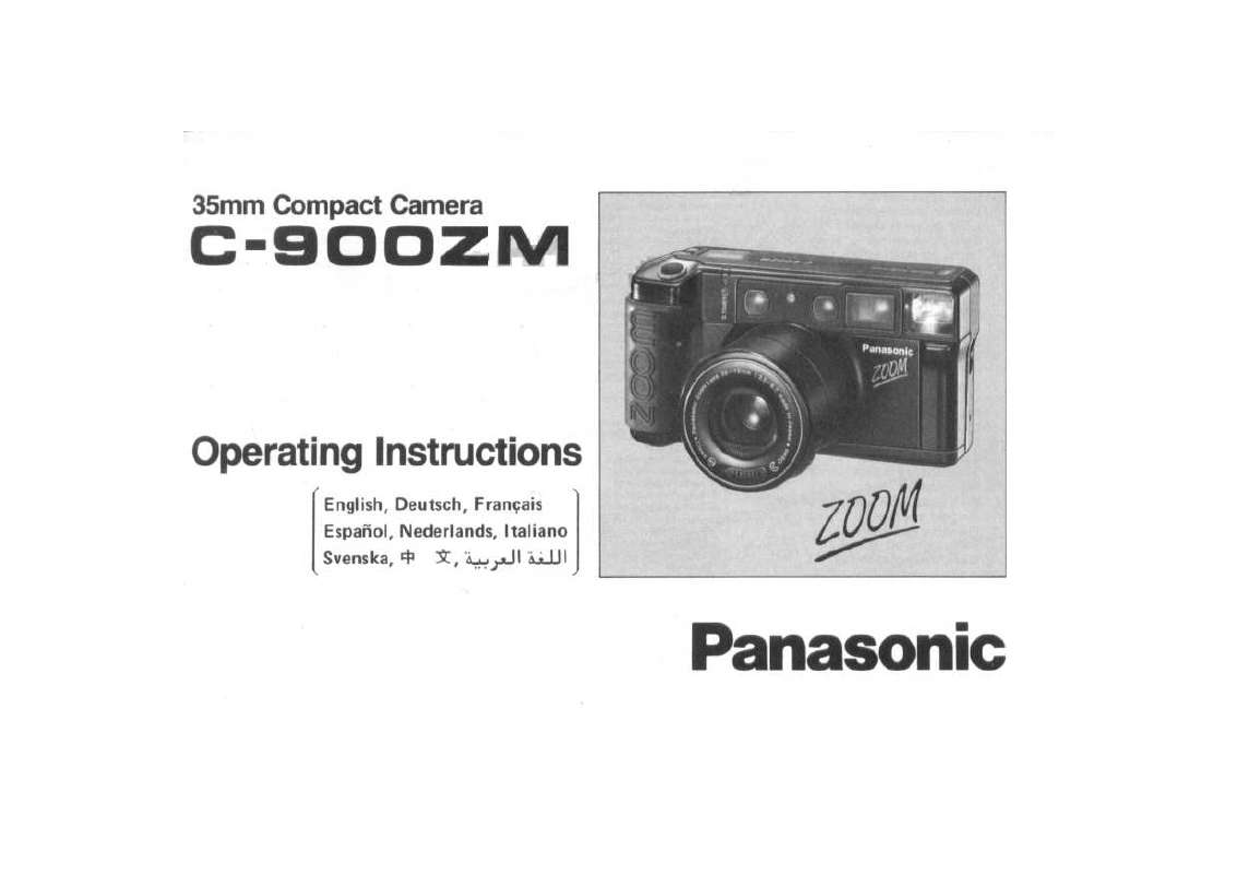 Guide utilisation  PANASONIC C-900ZM  de la marque PANASONIC