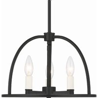 Notice Crystorama ABBOTT ABB-3003-BK Lighting