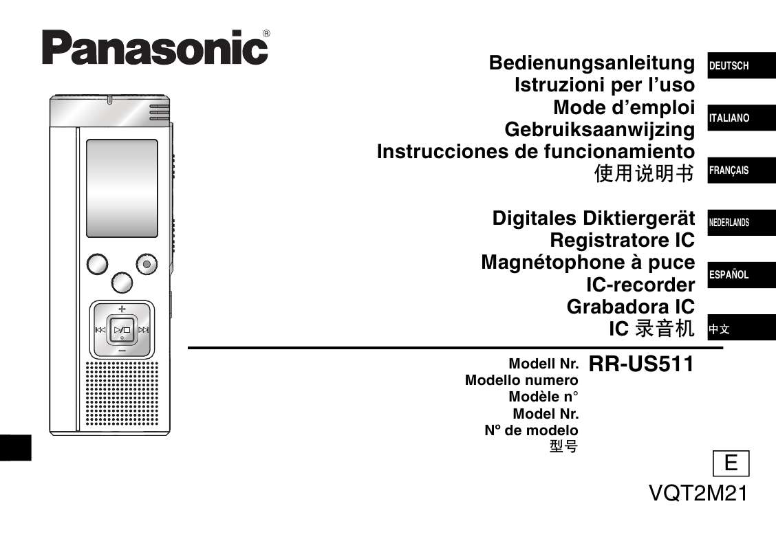 Guide utilisation  PANASONIC RRUS511  de la marque PANASONIC