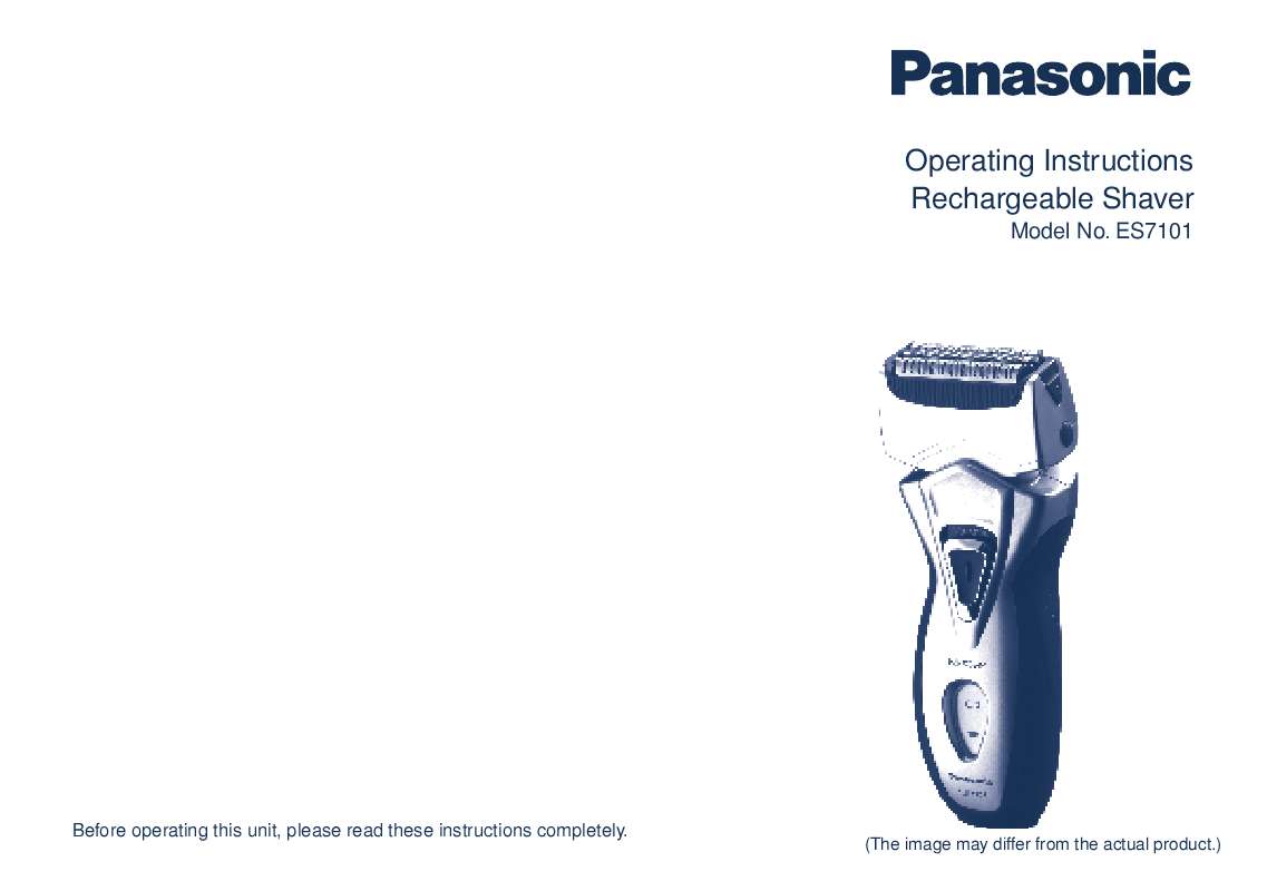 Guide utilisation PANASONIC ES7101  de la marque PANASONIC