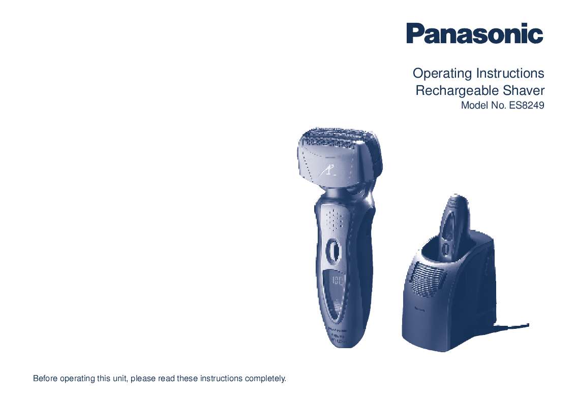 Guide utilisation PANASONIC ES8249  de la marque PANASONIC