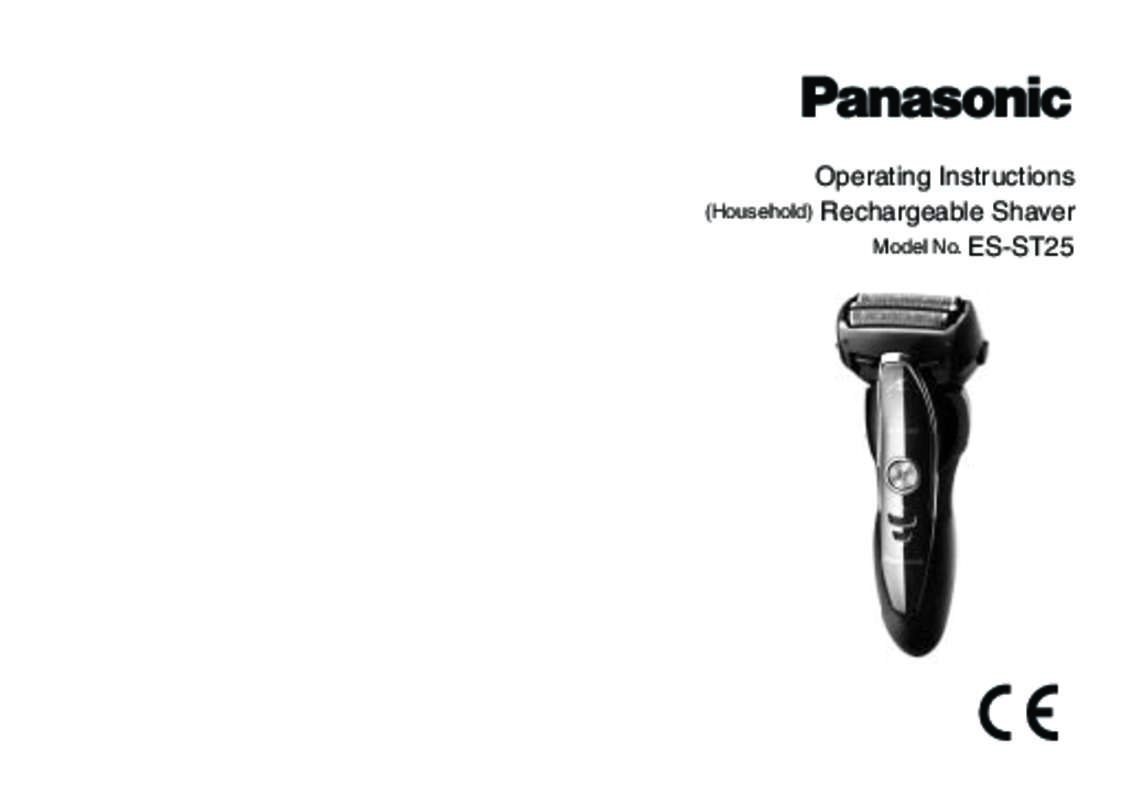 Guide utilisation PANASONIC ES-ST25  de la marque PANASONIC