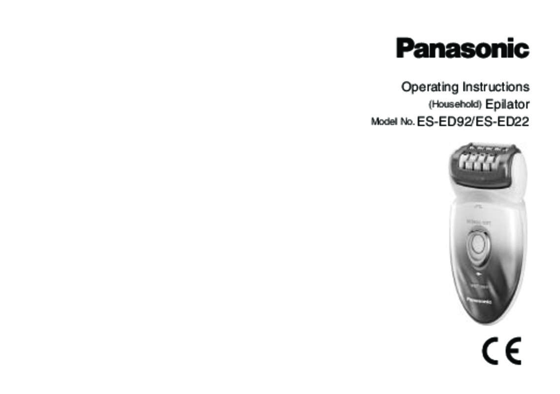 Guide utilisation PANASONIC ES-ED22  de la marque PANASONIC