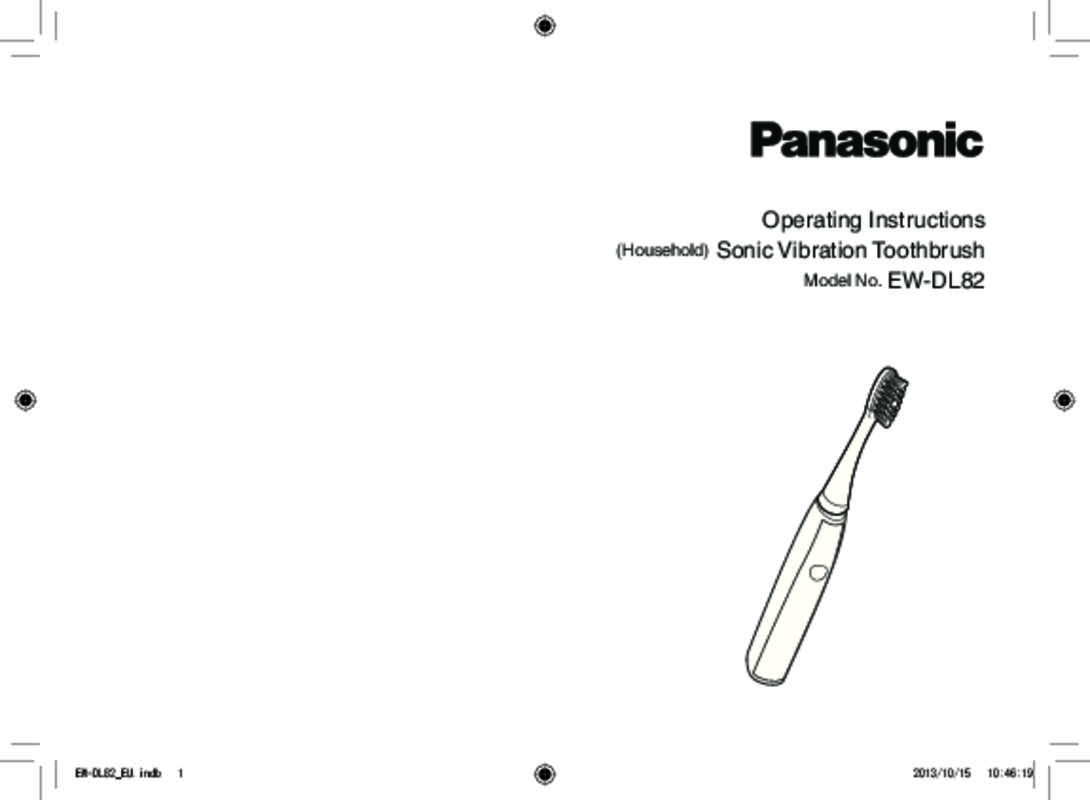 Guide utilisation PANASONIC EW-DL82  de la marque PANASONIC