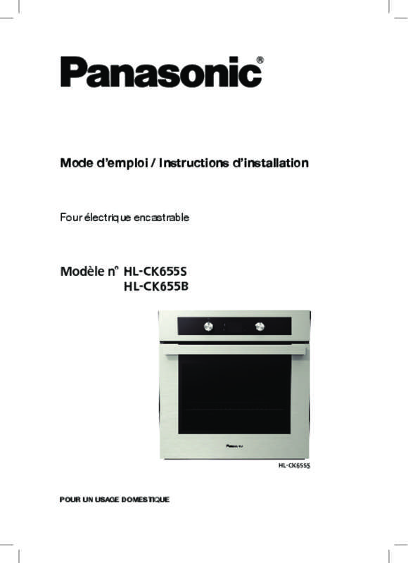 Guide utilisation PANASONIC HLCK655S  de la marque PANASONIC