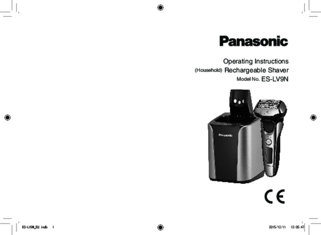 Guide utilisation PANASONIC ES-LV9N  de la marque PANASONIC