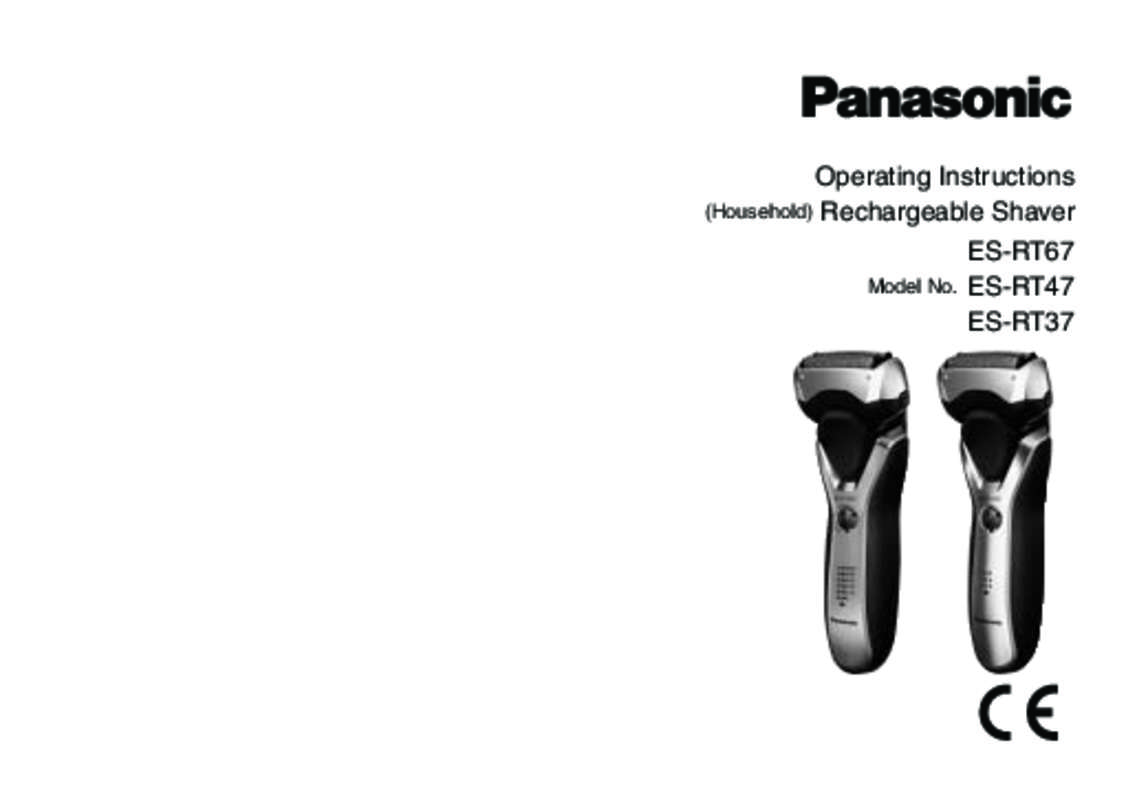 Guide utilisation PANASONIC ES-RT67  de la marque PANASONIC