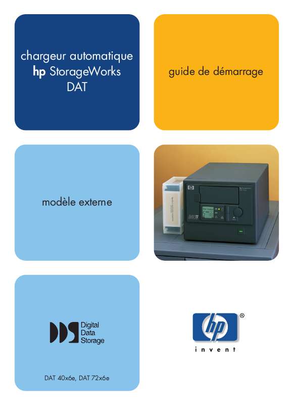 Guide utilisation HP STORAGEWORKS DAT 40X6 TAPE AUTOLOADER  de la marque HP