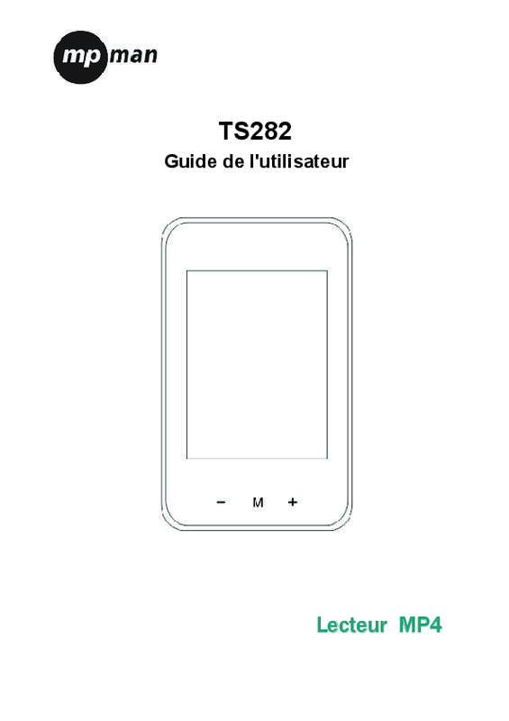 Guide utilisation MPMAN TS282  de la marque MPMAN