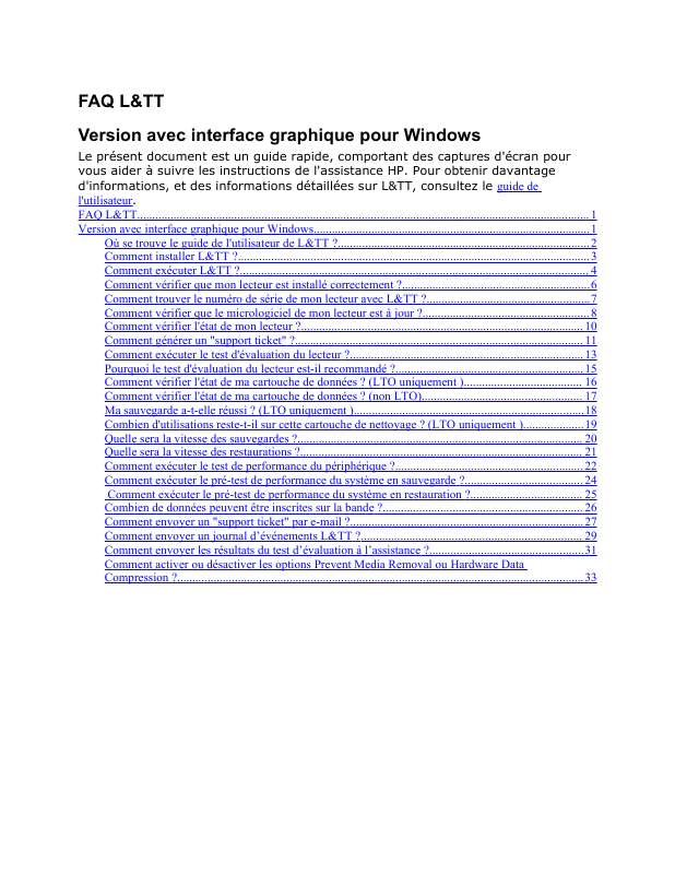 Guide utilisation HP COMPAQ STORAGEWORKS TL881 DLT MINI-LIBRARY  de la marque HP