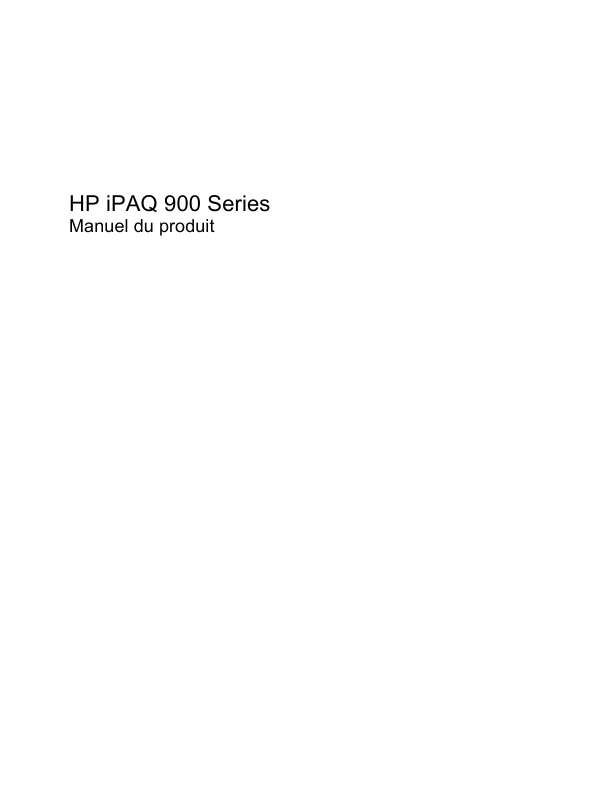 Guide utilisation HP IPAQ 910C BUSINESS MESSENGER  de la marque HP