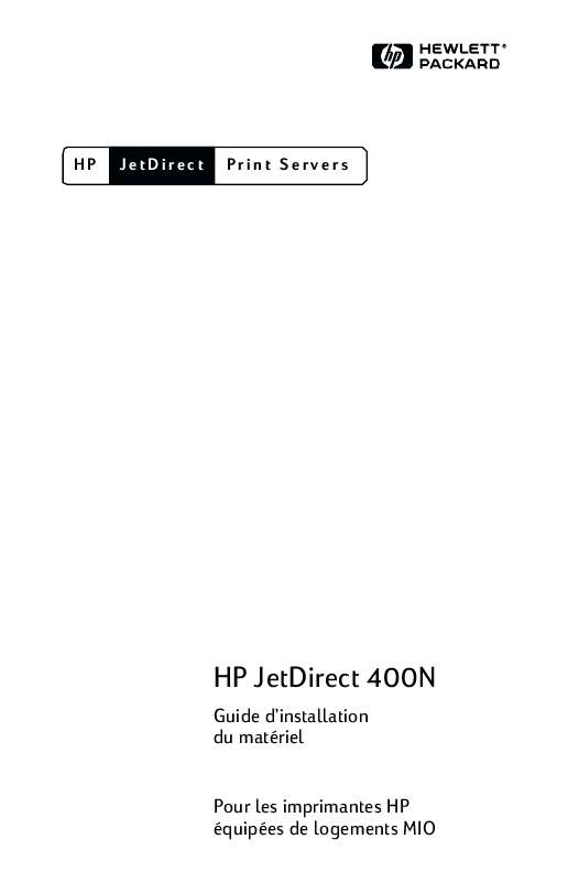 Guide utilisation HP JETDIRECT 400N PRINT SERVER  de la marque HP