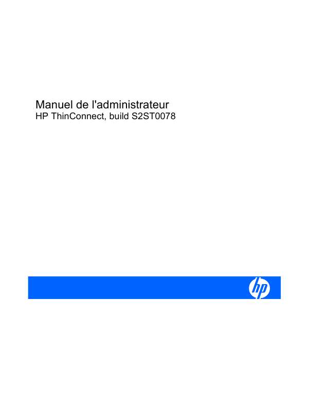 Guide utilisation HP T5145 THIN CLIENT  de la marque HP
