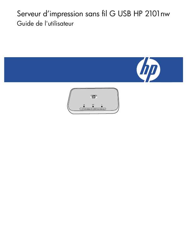 Guide utilisation  HP 2101NW  de la marque HP