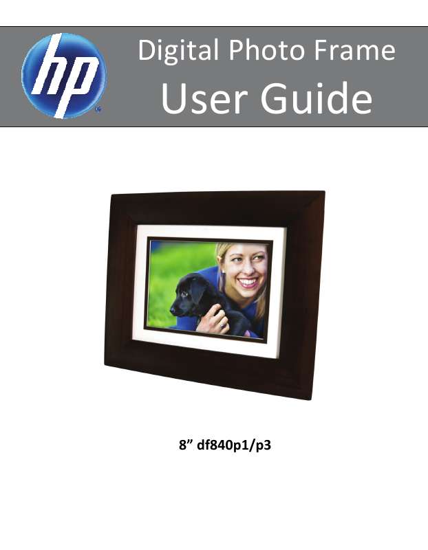 Guide utilisation HP DF840P1  de la marque HP