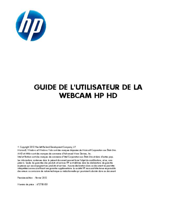 Guide utilisation HP HD 3300  de la marque HP