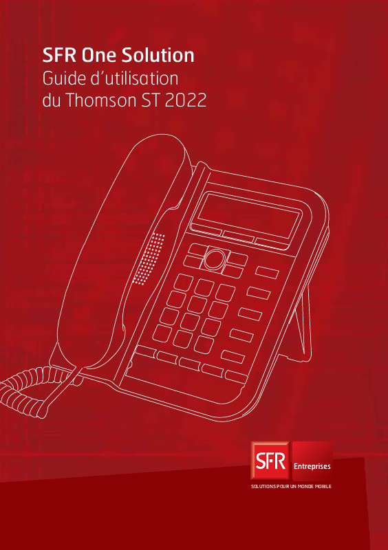 Guide utilisation  THOMSON ST 2022  de la marque THOMSON