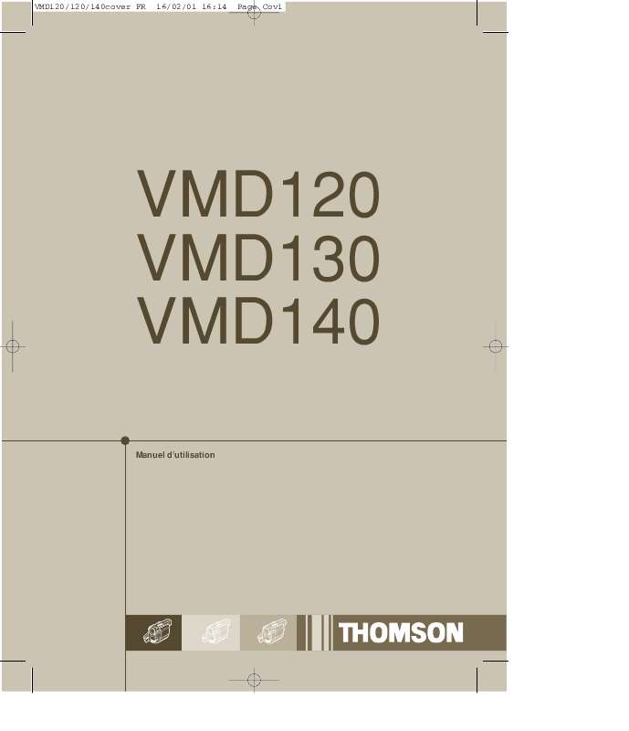 Guide utilisation  THOMSON VM140  de la marque THOMSON
